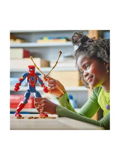 Rakennussarjat<LEGO SUPER HEROES Rakennettava Iron Spider-Man ‑hahmo 76298