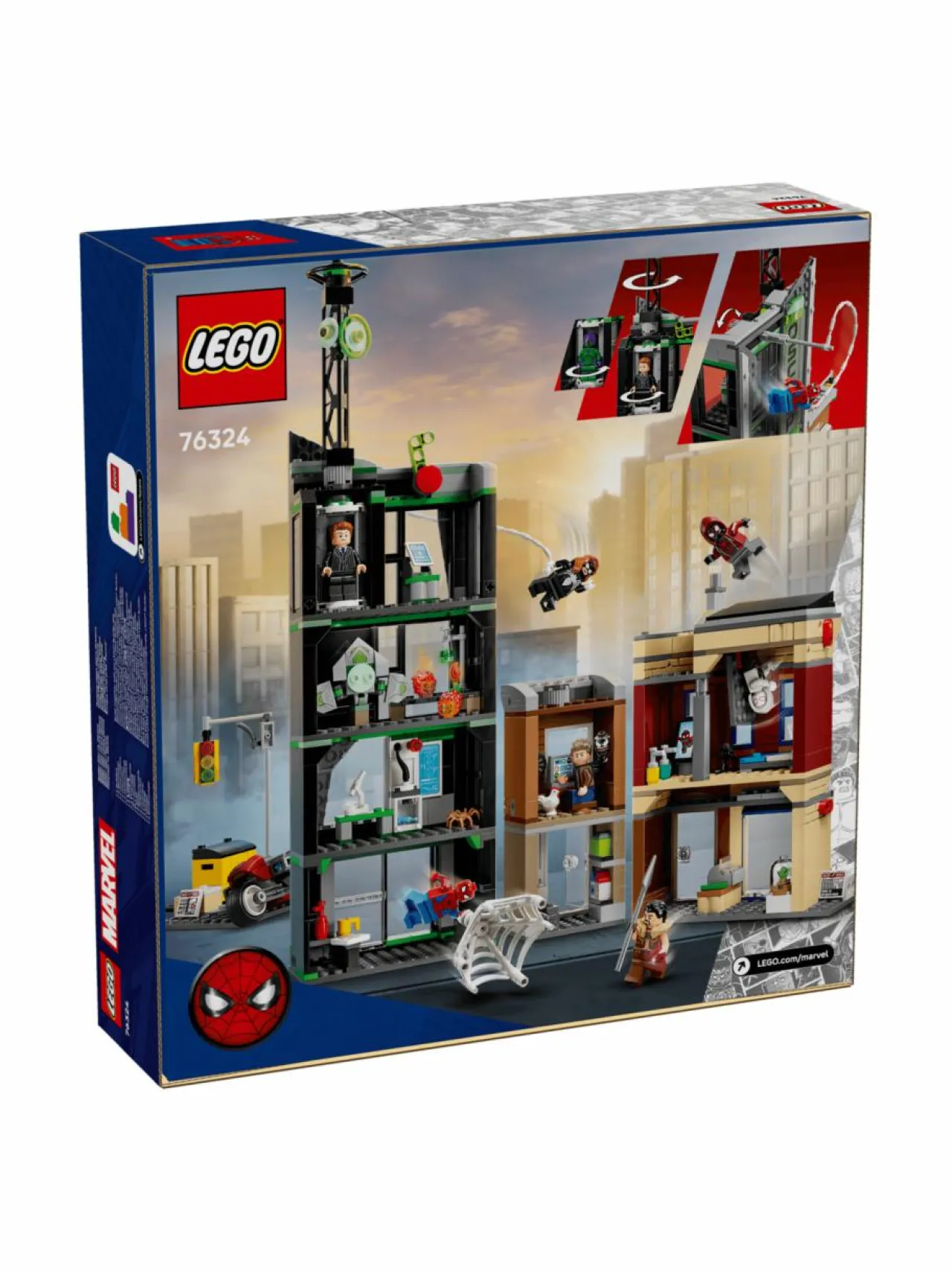 Rakennussarjat<LEGO SUPER HEROES Spider-Man vastaan Oscorp 76324