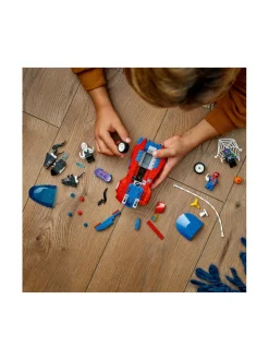 LEGO SUPER HEROES Spider-Manin kilpa-auto ja Venomin Vihreä Menninkäinen 76279^ Rakennussarjat