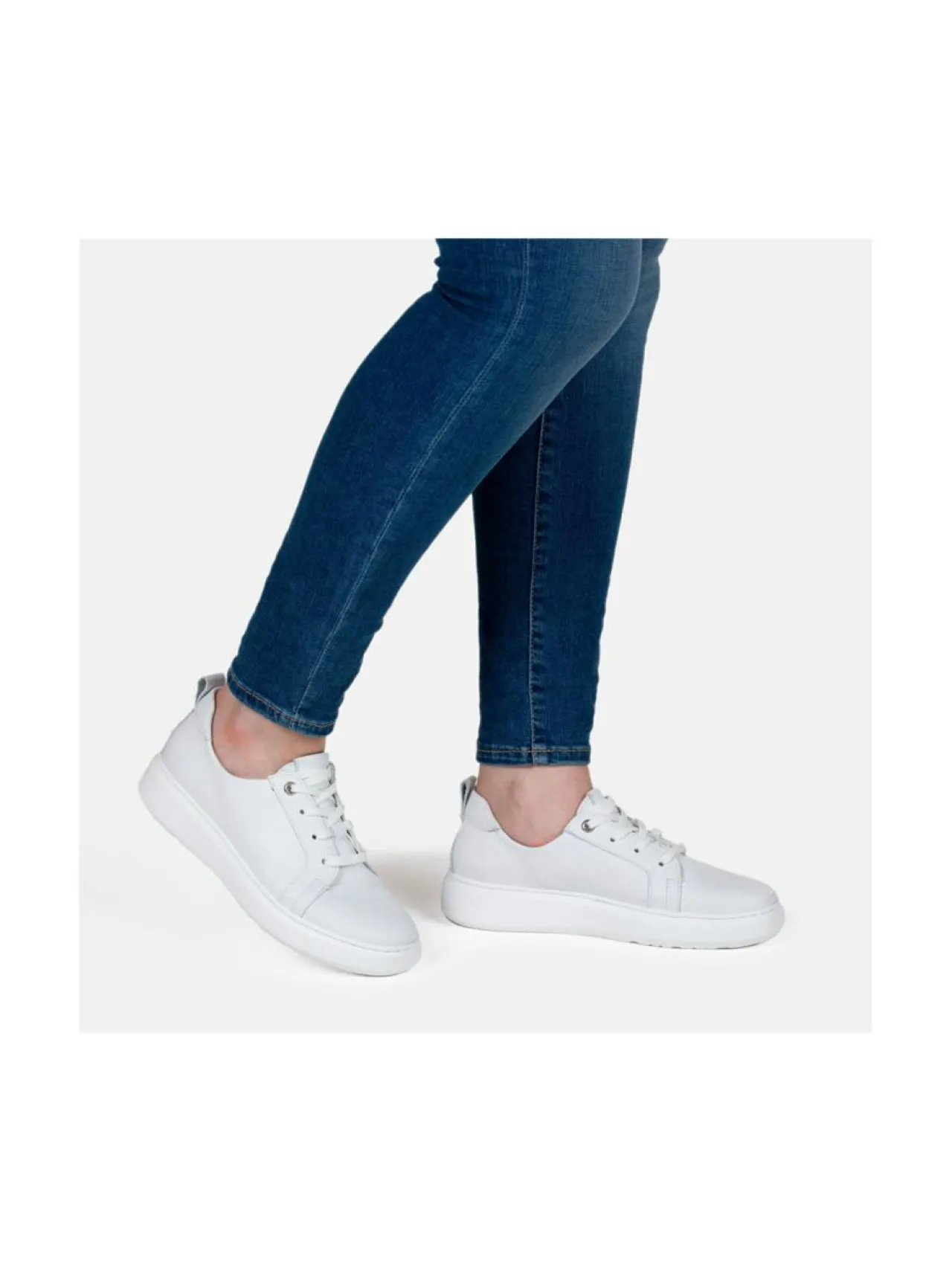 Tennarit & Sneakerit<Pomar LEIMU Naisten sneakerit WHITE NAPPA/WHT SOLE