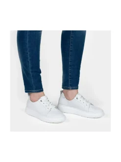 Tennarit & Sneakerit<Pomar LEIMU Naisten sneakerit WHITE NAPPA/WHT SOLE