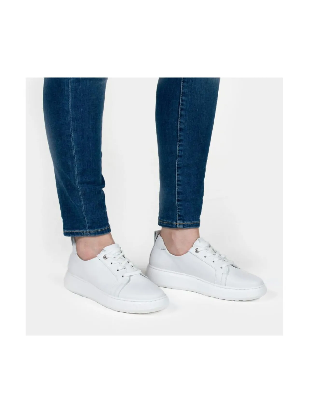 Tennarit & Sneakerit<Pomar LEIMU Naisten sneakerit WHITE NAPPA/WHT SOLE
