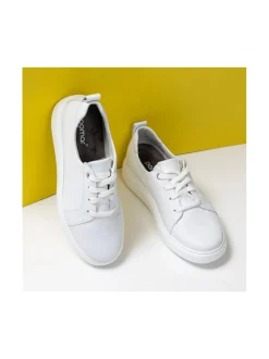 Tennarit & Sneakerit<Pomar LEIMU Naisten sneakerit WHITE NAPPA/WHT SOLE
