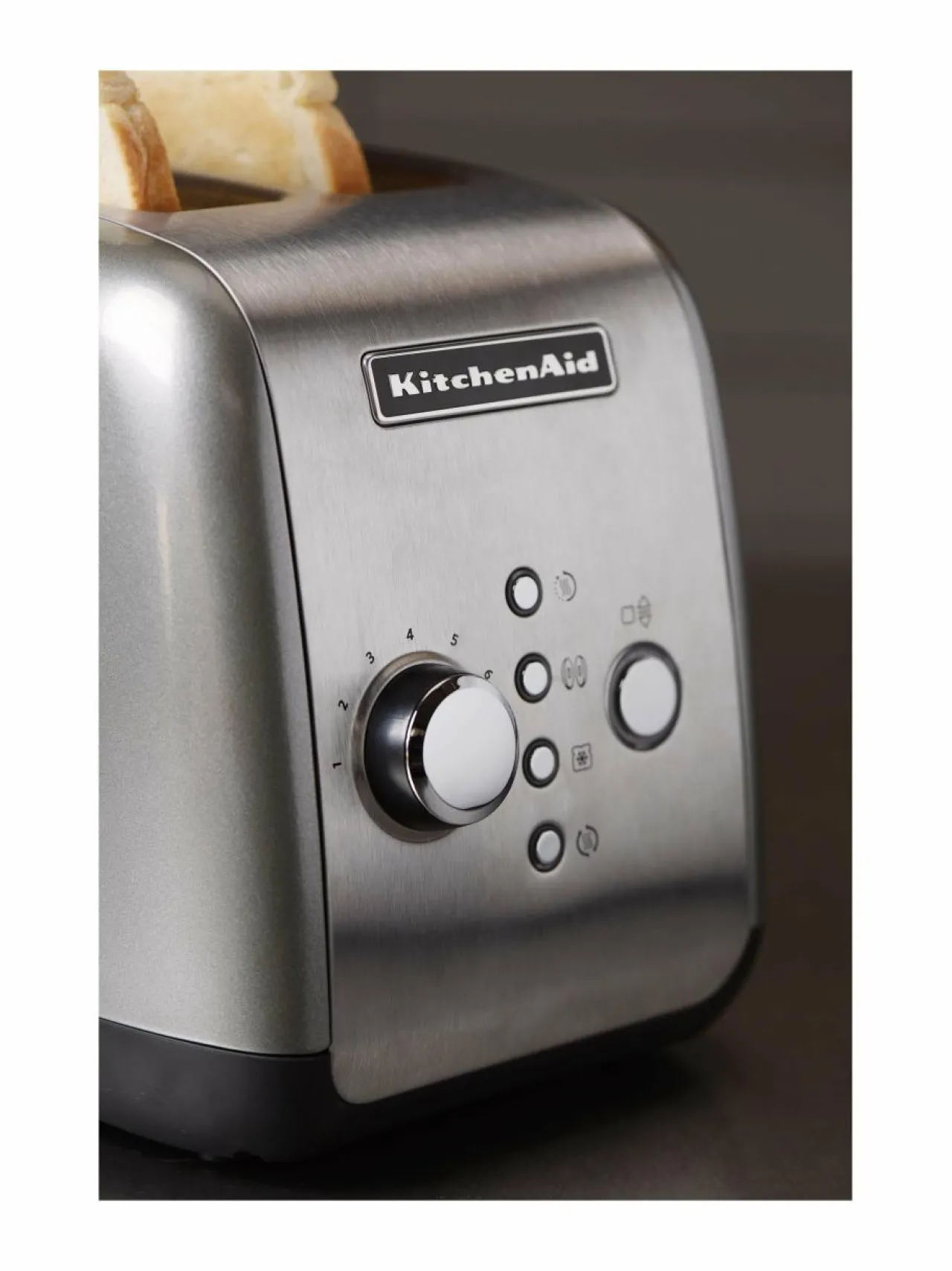 Leivänpaahtimet<KitchenAid Leivänpaahdin STAINLESS STEEL
