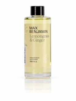 Huonetuoksut & Tuoksukynttilät<Max Benjamin Lemongrass & Ginger -diffuuserin täyttöpakkaus 150 ml LIGHT YELLOW