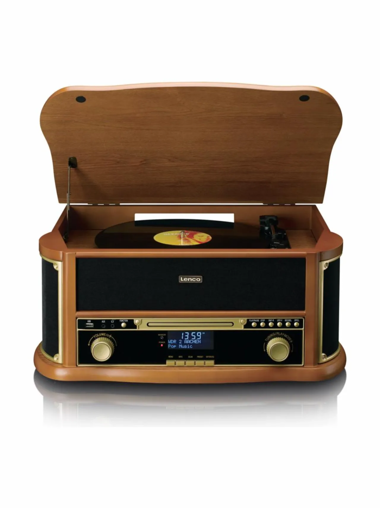 Audio<Lenco TCD-2571 Retroradio PUU