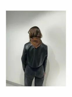 Huivit & Kaulaliinat<lescarf Leo Scarf -silkkihuivi LEOPARD PRINT