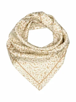 Huivit & Kaulaliinat<lescarf Leo-silkkihuivi CREAM & BEIGE (LEOPARD PRINT)