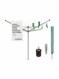 Brabantia Lift-O-Matic Advance- pyörivä kuivausteline^ Pyykkihuolto
