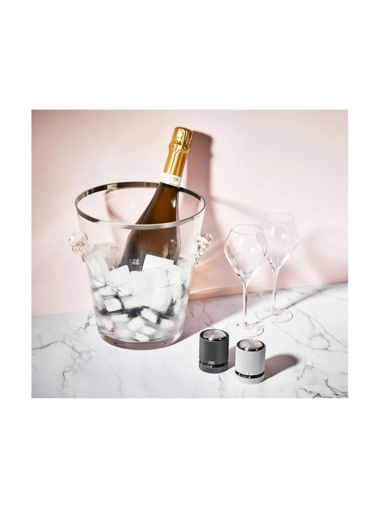 Baari- & Viinitarvikkeet<Peugeot Line Campagne Stopper Aluminium -kuohuviinipullon sulkija LIGHT GREY