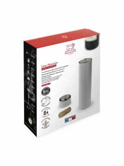 Baari- & Viinitarvikkeet<Peugeot Line Electronic Wine Bottle Opener Aluminium -elektroninen viinipullonavaaja LIGHT GREY