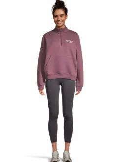 Paidat, Hupparit & Colleget<New Balance Linear Graphic Half Zip -collegepaita FDP FADED PLUM