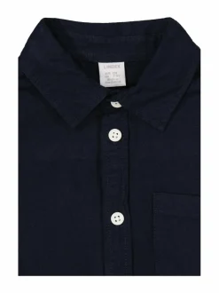 Paidat<Lindex Linen Blend -kauluspaita 2521 DARK NAVY