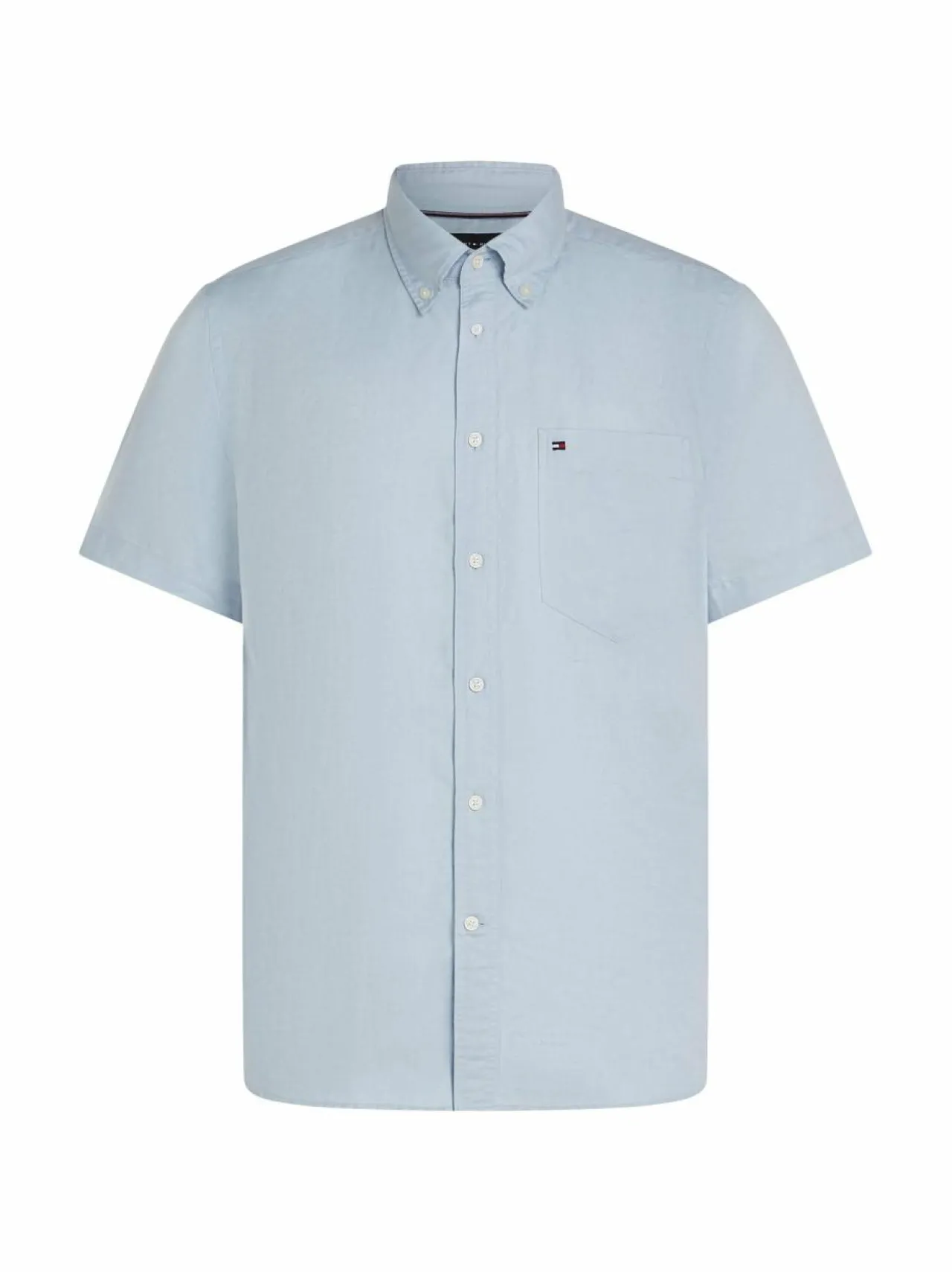 Tommy Hilfiger Linen Blend Solid Regular Fit -kauluspaita^ Paidat