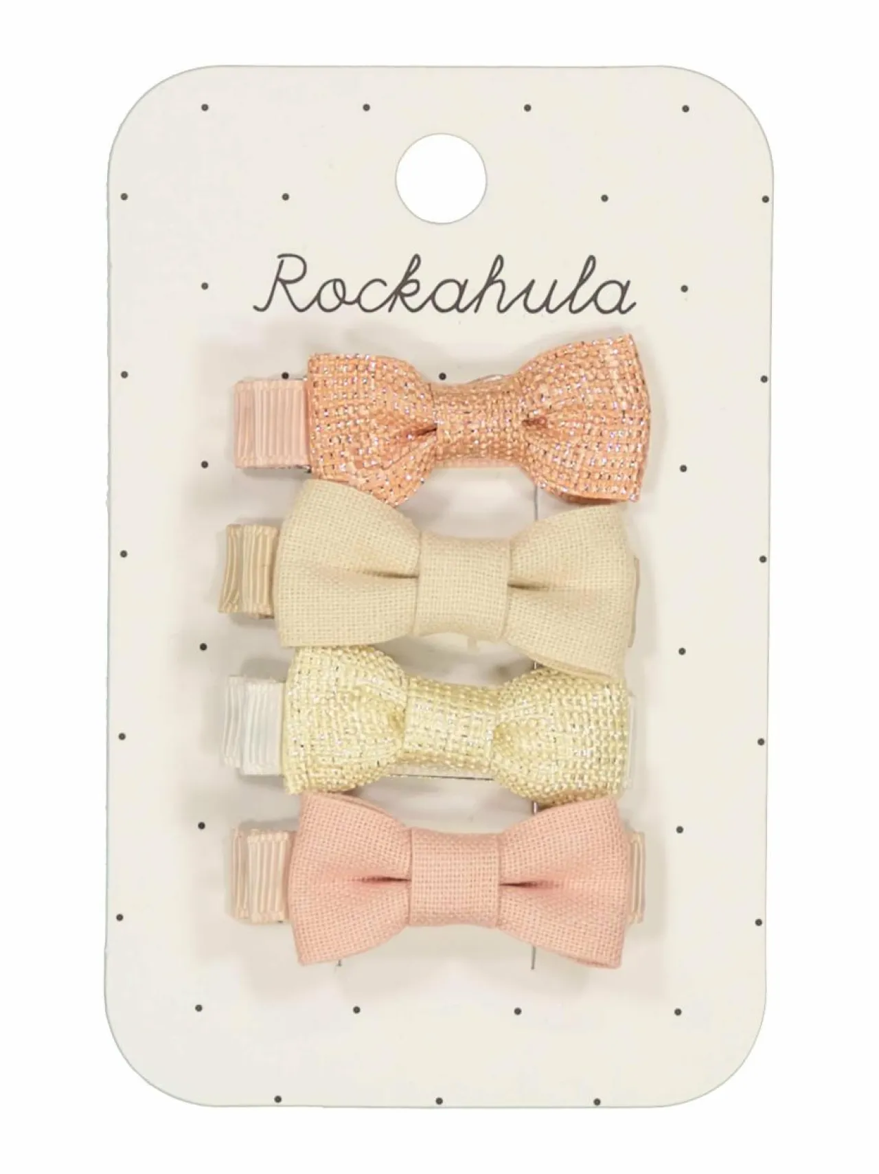 Rockahula Linen Mini Bow -hiuspinnit 4 kpl^ Korut & Hiuskoristeet
