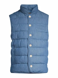 Takit<Stenströms Linen Mélange -toppaliivi 140 BLUE