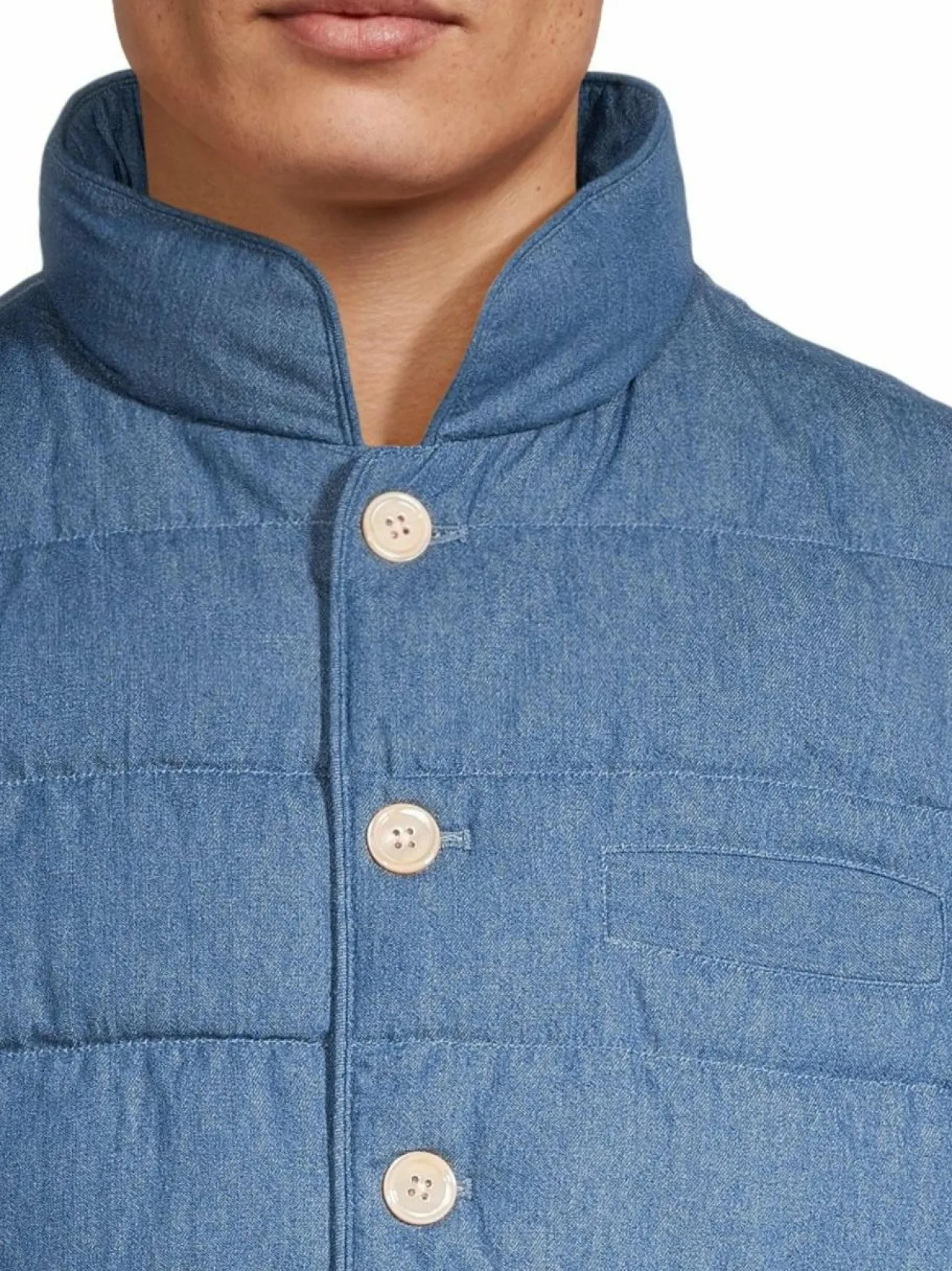 Takit<Stenströms Linen Mélange -toppaliivi 140 BLUE