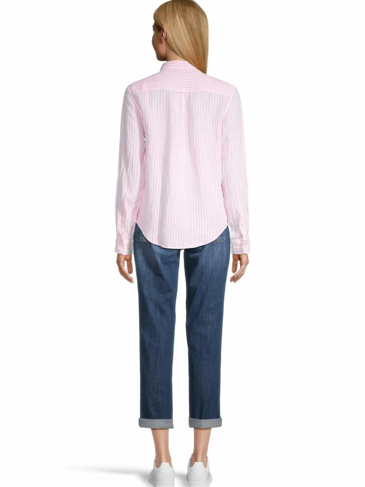 Paidat & Puserot<GANT Linen Striped -paita 627 GERANIUM PINK