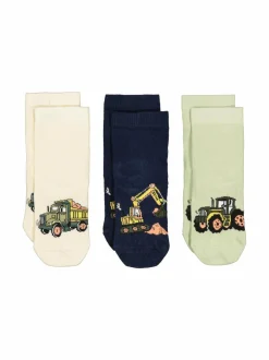 Sukat & Sukkahousut<Lindex Liukuestesukat 3-pack 6842 DARK BLUE