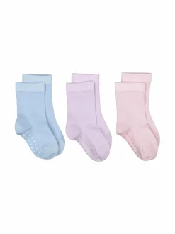 Sukat & Sukkahousut<Lindex Liukuestesukat 3-pack 4813 LIGHT LILAC