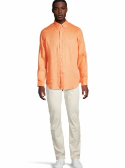 Paidat<Polo Ralph Lauren Logo Casual -pellavapaita POPPY