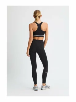 Urheiluhousut & Treenitrikoot<Röhnisch Logo Effect High Waist -treenitrikoot T487 BLACK LOGO EMBOSS