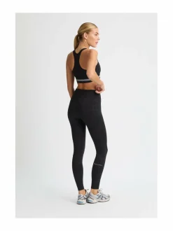 Urheiluhousut & Treenitrikoot<Röhnisch Logo Effect High Waist -treenitrikoot T487 BLACK LOGO EMBOSS