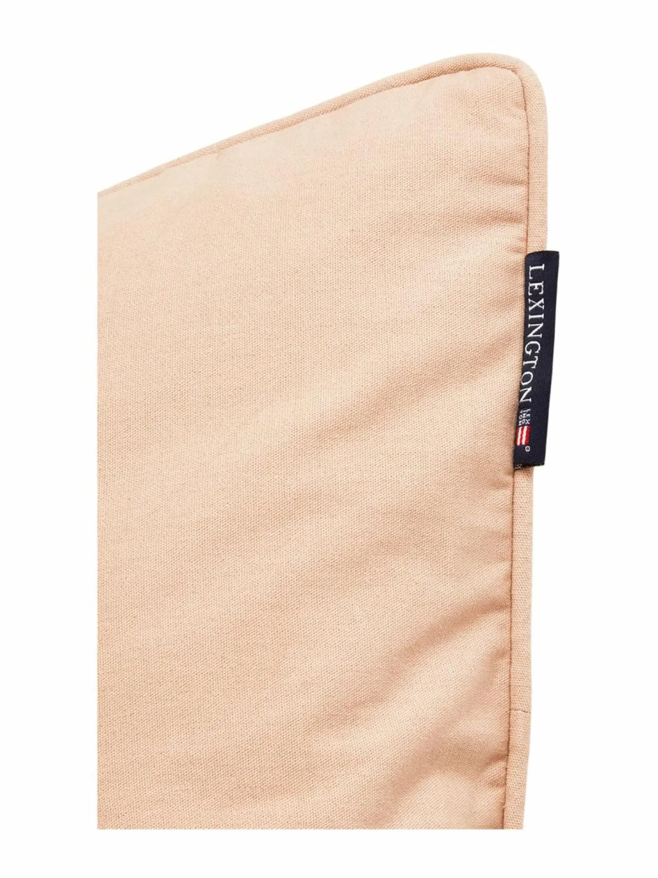 Sisustustyynyt<Lexington Logo Organic -tyynynpäällinen, 50 x 50 cm 2600-SH25 BEIGE/WHITE