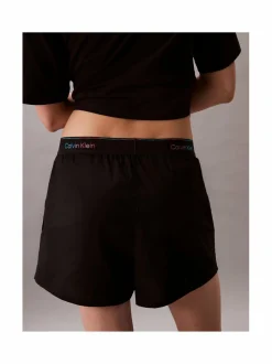 Yö- & Oloasut<Calvin Klein Underwear Logo Poplin Pride -shortsit UB1 BLACK