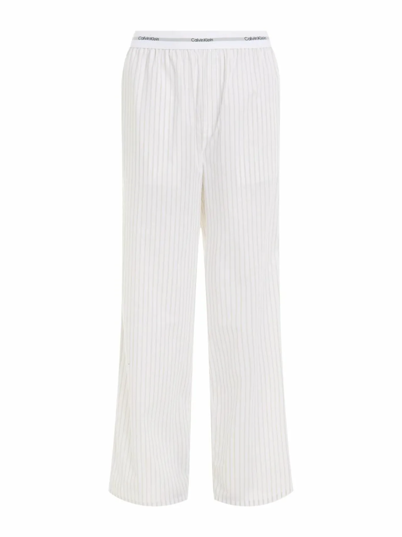 Yö- & Oloasut<Calvin Klein Underwear Logo Poplin -pyjamahousut T8K STEADY STRIPE PELICAN