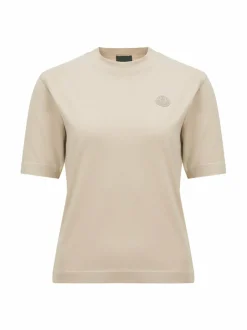 Paidat & Puserot<Moncler Logo t-paita 21E BEIGE