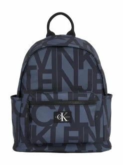 Reput & Laukut<Calvin Klein Kids Logo-reppu 0YF GRISAILLE LOGO AOP