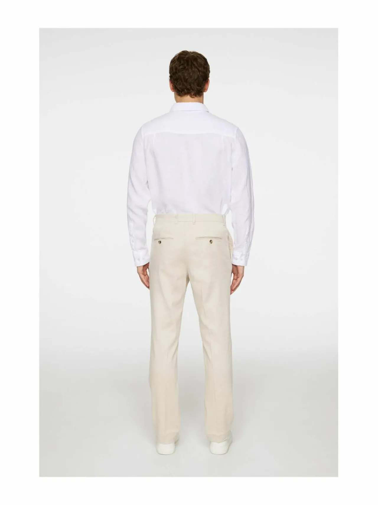 Housut<J.Lindeberg Lois Linen Stretch -housut U029 MOONBEAM