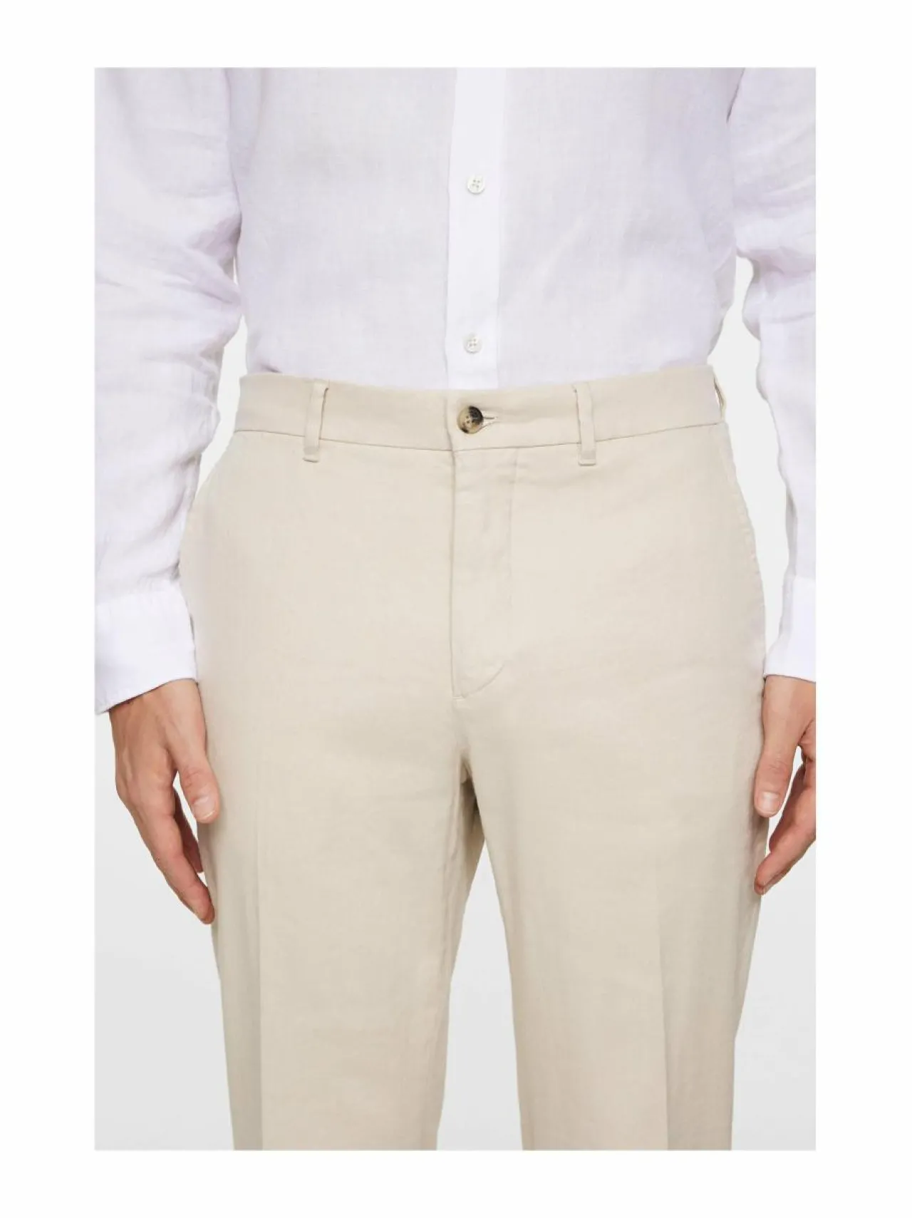 Housut<J.Lindeberg Lois Linen Stretch -housut U029 MOONBEAM