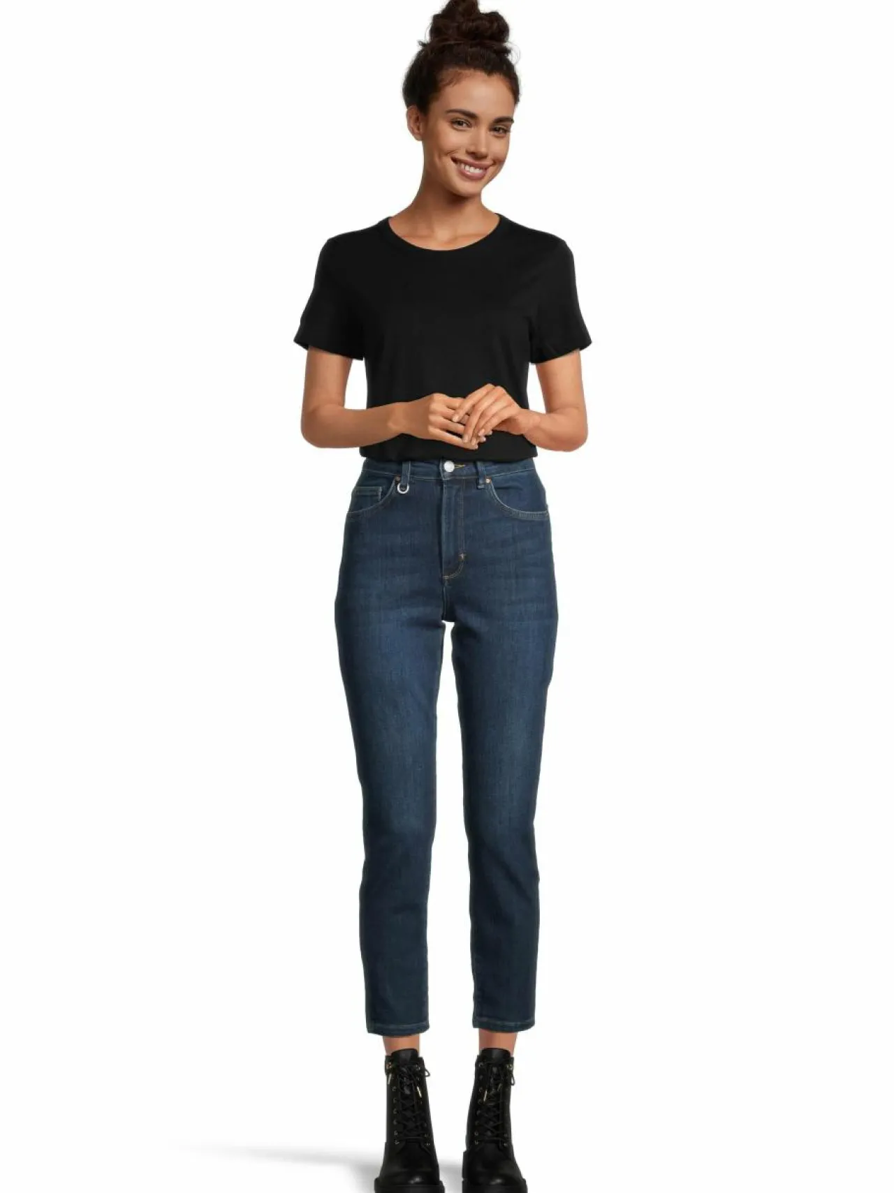 Farkut<NEUW Lola Mom -farkut 6967 DARK VINTAGE INDIGO