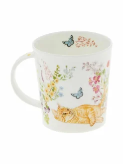 Mukit & Kupit & Asetit<Dunoon Lomond Floral Cats Ginger -muki 320 ml MULTICOLOR