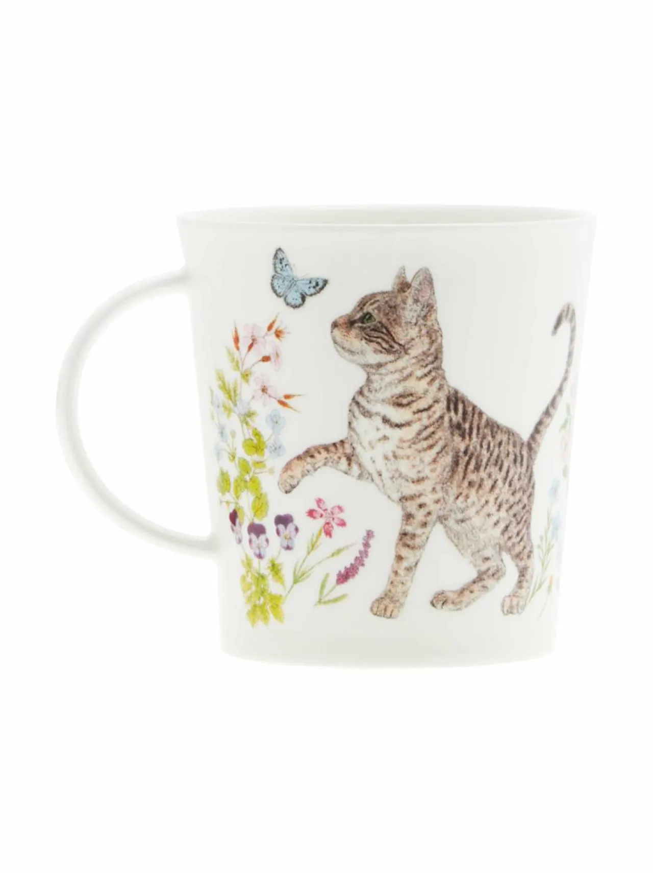 Dunoon Lomond Floral Cats Tabby -muki 320 ml^ Mukit & Kupit & Asetit
