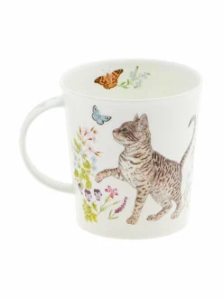 Dunoon Lomond Floral Cats Tabby -muki 320 ml^ Mukit & Kupit & Asetit