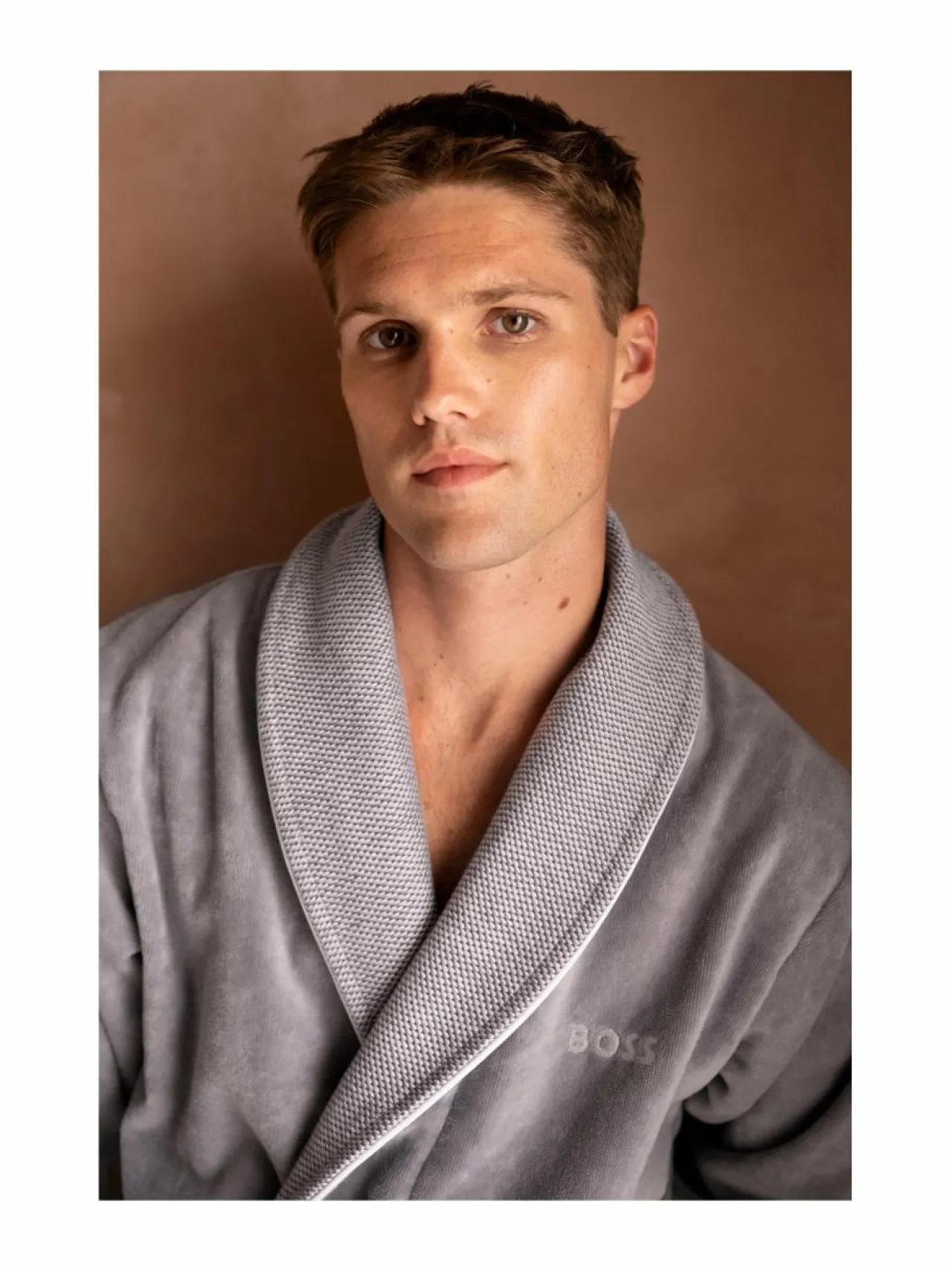 Kylpyhuonetekstiilit<Hugo Boss Lord-aamutakki GREY