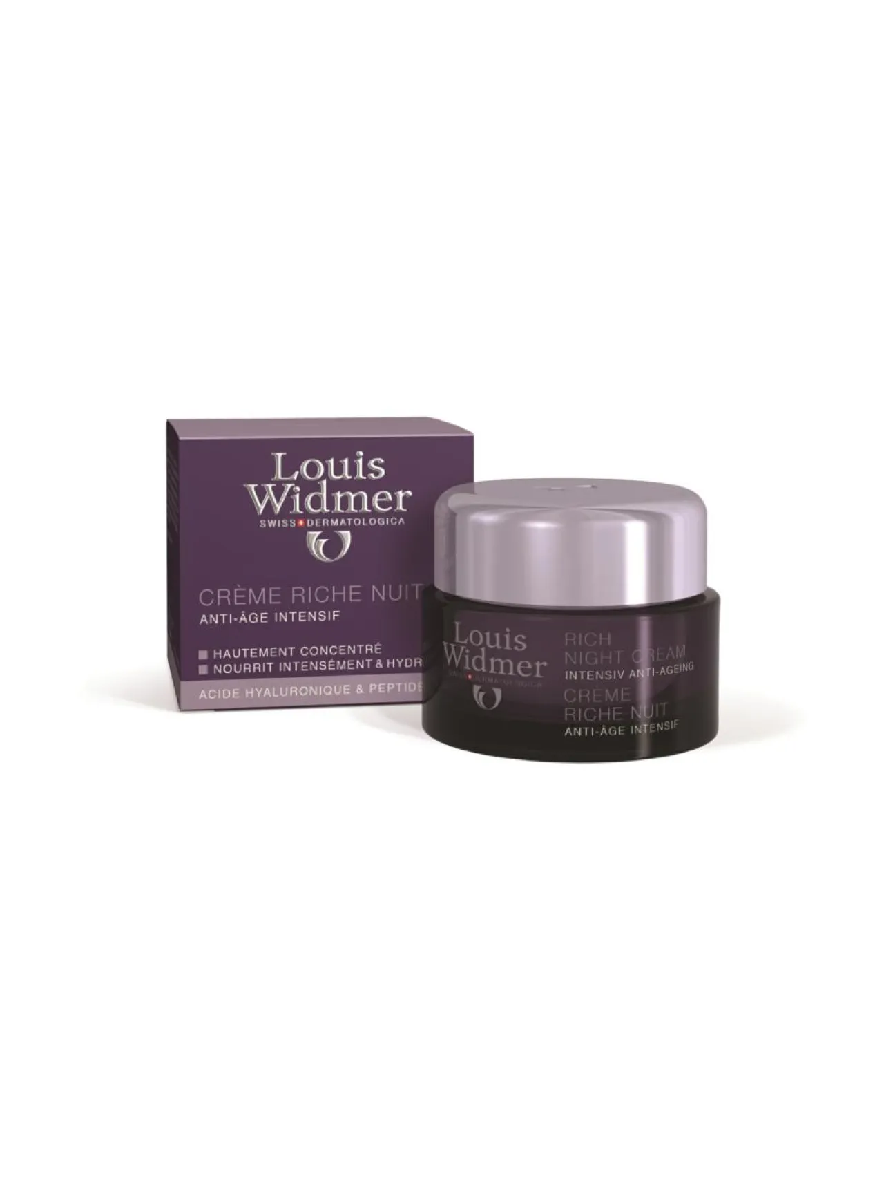 Ihonhoito<Louis Widmer Rich Night Cream -yövoide, hajusteeton, 50 ml