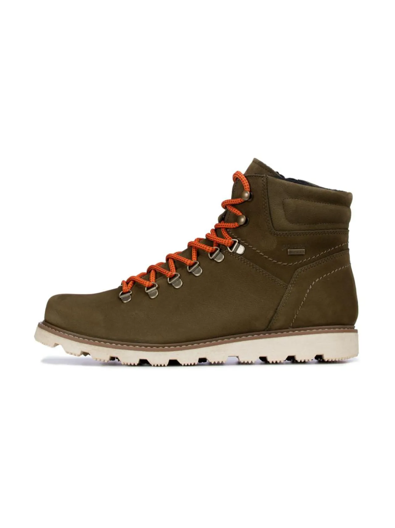 Nilkkurit<Pomar LUKKI Miesten GORE-TEX® nilkkurit OLIVE GREEN NUBUCK/WARM LINING