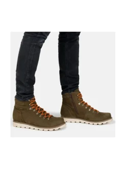 Nilkkurit<Pomar LUKKI Miesten GORE-TEX® nilkkurit OLIVE GREEN NUBUCK/WARM LINING