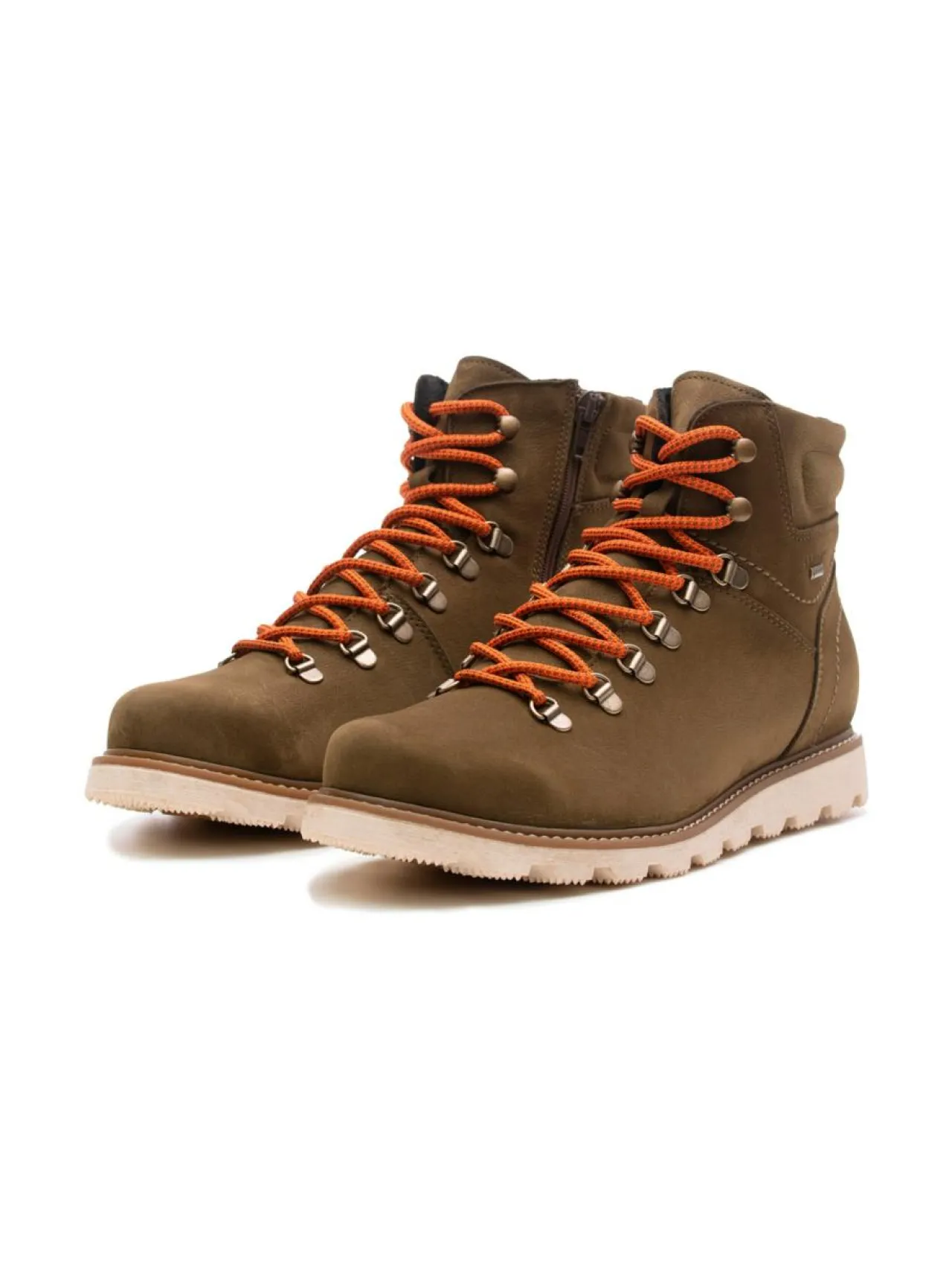 Nilkkurit<Pomar LUKKI Miesten GORE-TEX® nilkkurit OLIVE GREEN NUBUCK/WARM LINING