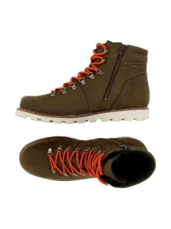 Nilkkurit<Pomar LUKKI Miesten GORE-TEX® nilkkurit OLIVE GREEN NUBUCK/WARM LINING