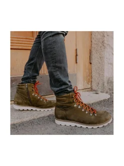 Nilkkurit<Pomar LUKKI Miesten GORE-TEX® nilkkurit OLIVE GREEN NUBUCK/WARM LINING