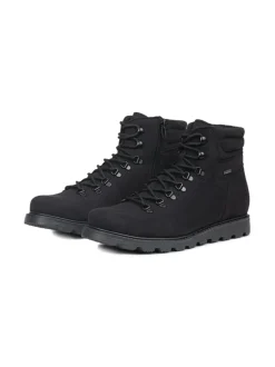 Nilkkurit<Pomar LUKKI Miesten vegaaniset GORE-TEX® nilkkurit BLACK MICROSUEDE