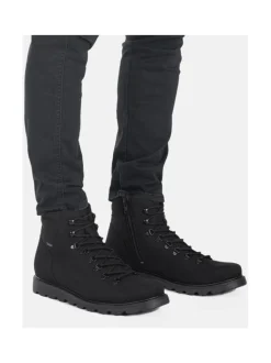 Nilkkurit<Pomar LUKKI Miesten vegaaniset GORE-TEX® nilkkurit BLACK MICROSUEDE