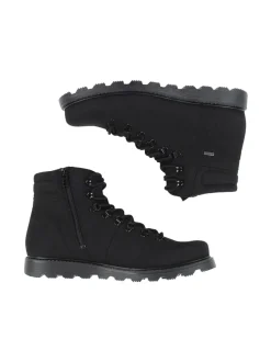 Nilkkurit<Pomar LUKKI Miesten vegaaniset GORE-TEX® nilkkurit BLACK MICROSUEDE