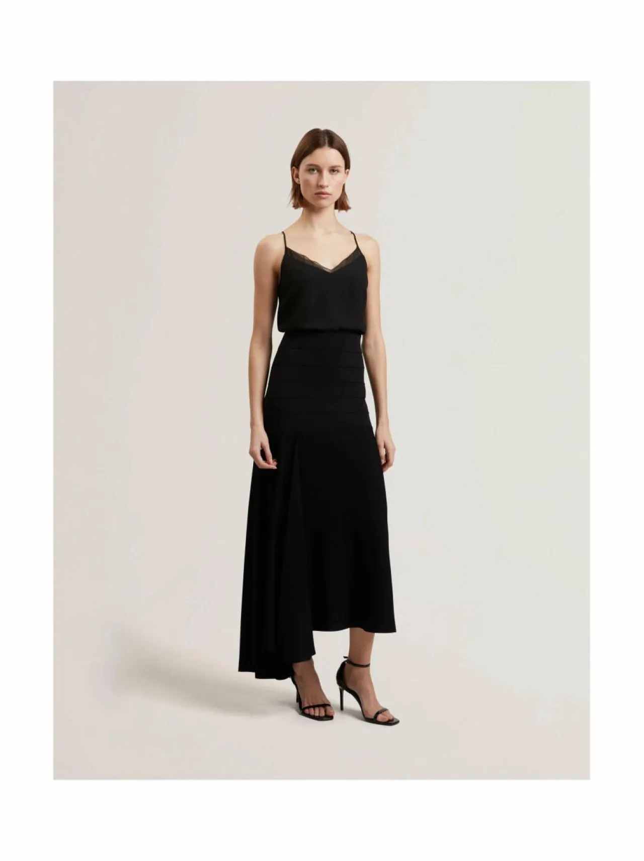 Ted Baker London Lulea Chiffon Detail V-neck -toppi^ Paidat & Puserot