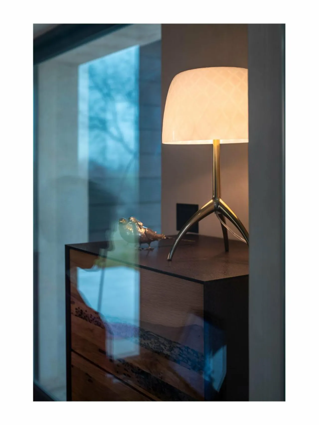 Foscarini Lumiere-himmennettävä pöytävalaisin^ Pöytävalaisimet